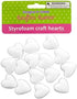 krafters korner Styrofoam Craft Hearts - Pack of 12